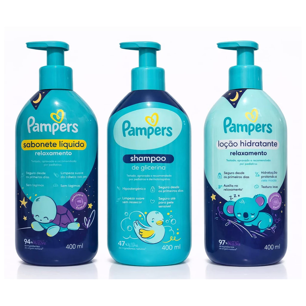 Kit Banho Pampers